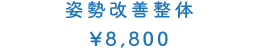 姿勢改善整体